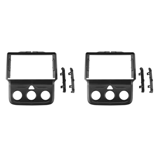2X Instalação de Rádio de Carro de 9 Polegadas DVD GPS Mp5 Fascia Frame para  Ram 1500 5500 2013 - 2019