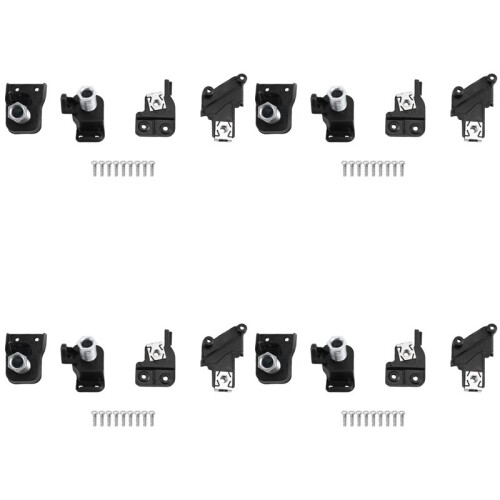 4X Car Front Bumper Headlight Bracket HeadLamp Repair Kit 5N0998225B for   2012-2017 Left