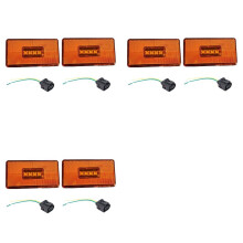 6Pcs 4LED Side Light 2052119 for 5 6 Series P R Cabs G T S Series Truck with 2Pin Connector Indicator Lamp
