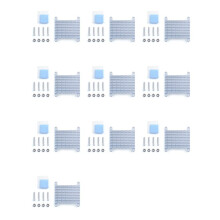 10X Heat Sink for NanoPi NEO/Air/NEO2/NanoPi NEO Core Allwinner H3 Development Board Radiator