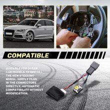 For Steering Wheel Decoder A3 A4 A5 A6 A7 Q5 Small Plug and Old Model Upgraded New Steering Wheel Decoder Plu