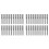 1/8 Inch Invisible Cable Railing Terminal Toggle Anchor Angle, Stainless Steel Adjustable Cable Railing Hardware 40PCS 1