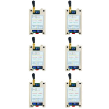 6X Commutateur DIP sur Rail Din 12 V 24 V Émetteur-Récepteur Sans Fil RS485 20DBM -121 DBm Émetteur et Récepteur UART Module Modbus RTU