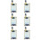 6X  12V 24V Din Rail DIP  RS485 Wireless Transceiver 20DBM -121dBm UART Transmitter Receiver Modbus RTU Module 2