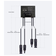 3X 800W MPPT Power Optimizer Solar PV Optimization Efficiency Boosting Module to Solve Power Drop Caused By Occlusion