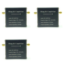3X RF AMP 06A 1Hz-300MHZ 50 Ohm High Impedance Amplifier is Suitable for Donut Antenna Impedance Conversion Devices