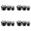 12X 3 Sizes Rubber Pool Plug Pool Return  Plug Pool Plug Splitter Plug Pool Plug for Above Ground Pool Inground Pool 1