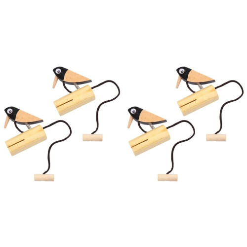 4pcs Woodpecker Percussion Instrument for Boys Safe Material Develops Hobbies Hand Eye Coordination