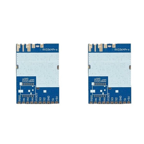 2X 3.3G RX3364Pro FPV VRX Module Wireless Receiver Module Wireless Analog Receiver RSSI FPV Audio Transmission Module