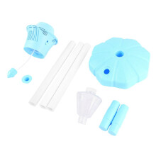 3X Automatic Bubble Machine Vertical Streetlight Bubble Maker with Sound Light for Birthday Wedding Christmas Party