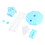 3X Automatic Bubble Machine Vertical Streetlight Bubble Maker with Sound Light for Birthday Wedding Christmas Party 1