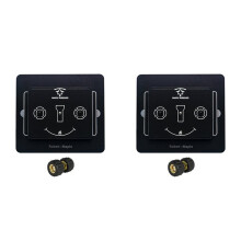 2X 2.4GHz 9dBi Gain Directional Antenna Plate SMA Port Male Female Aerial WiFi Router Signal Booster