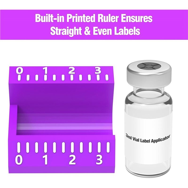 6 Pack Vial Label Applicator for 3ml Vial - Easy & Precise Sticker ...