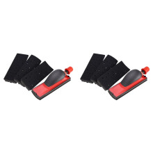 70x198mm Vacuum Sanding Block 10Pcs Set Vacuuming Sanding Disc Holder Sandpaper 8Pc Backing Polishing Pad