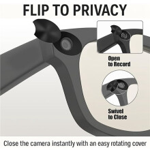 12PCS  Glasses LED Light Blocking Stickers Fit for Meta Sliding Reusable Adhesive Eyeglass Camera Cover