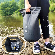 2X Collapsible Bucket 15L, Multifunctional Portable Folding Bucket Water Container for Camping Fishing Traveling Outdoor