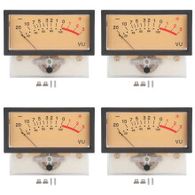 4X VU Meter Skull Tube Amplifier High Performance VU Level Meter for Table Power Discharge Flat, Ideal for DIY
