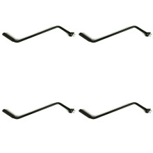 4X Treinamento de Bicicleta Push Grab Balance Handle Bar Treinador de Poste de Bicicleta para Crianças Crianças Aprendem Ciclismo Dispositivo de