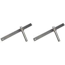 2X Adjustment Gear Rack 0.5M 17T 100MM Rack Sliding Platform Steel Gear Lifting Table, Matching Gears and Racks