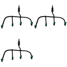 3X Fuel Injector Leak Off Pipe Oil Return Pipe Hose for Freelander 2 2.2 TD4 Plastic LR051528