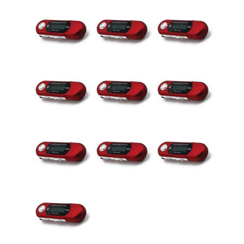 10X  MP3 Player USB 2.0 Small Flash Drive Multilanguage LCD Music Player with 3.5mm Audio Jack Automatic Shutdown(C)
