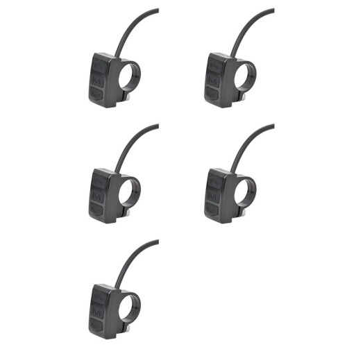 5X Electric Bicycle  Control Button Handlebar Mount Split Meter Switches Button for LCD Meter E-Bike Accessories
