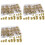 1200Pcs Threaded Inserts,M2/M2.5/M3/M4/M5/M6 Thread Knurled Nuts Assortment Kit,Heat Set Insert for Plastic 3D Printing 1
