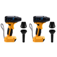 2X for 18V 20V Battery Electric High Power Dust Blower 4 Gear Adjust Cordless Air Blower Brushless Power Tool