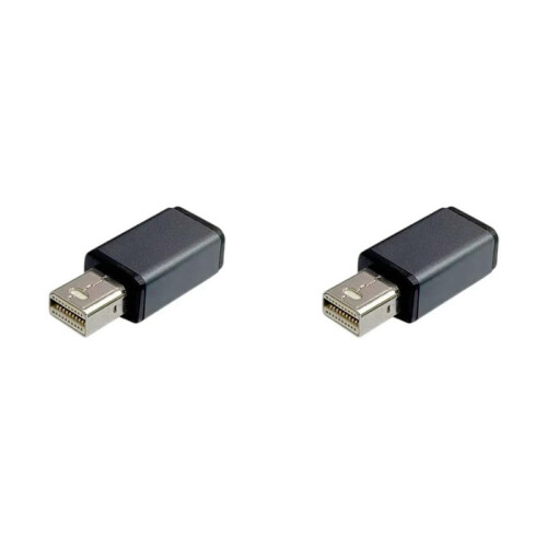 2X MiniDP Dummy Plug Display Emulator  DP Virtual Monitor Headless  Display EDID Emulator