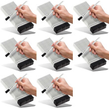 Acid Brushes - 384 Count 3/8 Inch Horsehair Acid Flux Brushes, Disposable Glue Brushes for Woodworking, Epoxy Brushes