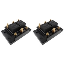 2X 12V 80A Forward and Reverse Relay Module with 6 Studs Waterproof for Tarp Winch Motors Replaceable ATP0110 Relay