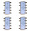 4X DS81 8 em 1 Sinal de Satélite DiSEqC  LNB Receptor Multiswitch 1