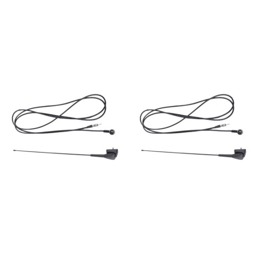 2Conjunto Antena de Teto de Base Quadrada de 17 Polegadas e Suporte com Fiação para  106 205 206 306 307 309 406 806
