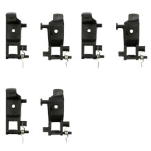 6x 1666804103 Center Console Armrest Clip for - ML/GL/GLE/GLS Class W292 W166 C292 X166