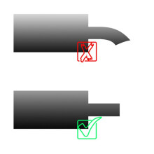 2X Autoauspuff Schalldämpfer Spitzen Rohrsysteme Zubehör Sound Schwächung Edelstahl Schalldämpfer Spitze Auspuff 63mm