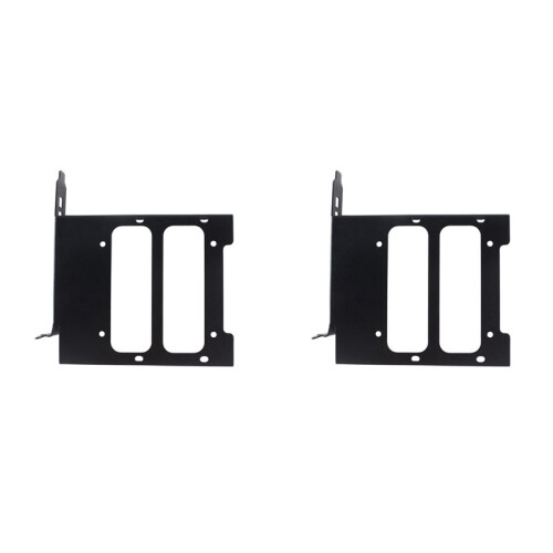 2X o Rack de Expansão PCI Universal para Gabinete de Computador Desktop É Adequado para Discos Rígidos de 3,5 Polegadas - Preto