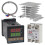 4X PID-Temperature Controller REX-C100 Thermostat Kit High Voltage 100ACV to 240ACV+SSR Relay 40DA+ K Probe 2
