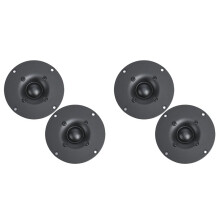 4Pcs 4 Inch Tweeter Speaker 8 Ohm 60W HIFI Speaker Silk Film Dome Audio Treble Speaker for Family Horn Broadcastin