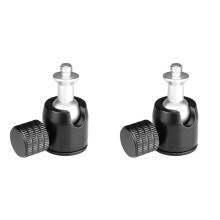 2X Universal Tripod 1/4-20 Base Adapter Degree for Interface Stabilizer for Camera