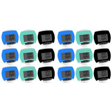 18-Pack Simple Pedometer for Walking Step Counting, Portable Clip- Step Tracker for Recording Calorie Consumption