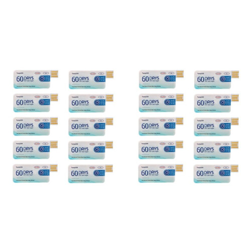 20 Pcs/Lot TempU05 Temperature Data Logger Single Use 60 Days PDF Report USB Port Data USB Data Logger