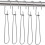 Pattern Hooks 96 Pcs Metal Pattern Hangers 7.3 Inch Sewing Pattern Making Paper Storage Hanging Hook 1