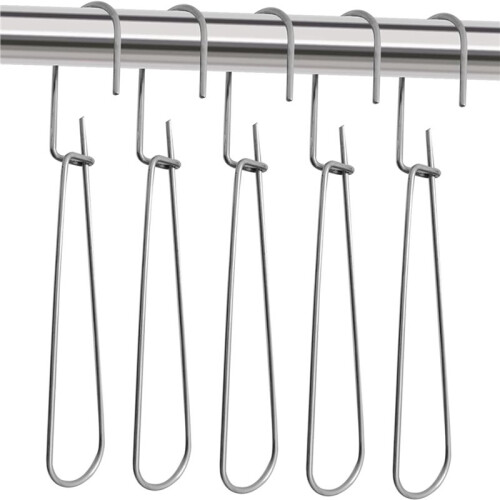 Pattern Hooks 96 Pcs Metal Pattern Hangers 7.3 Inch Sewing Pattern Making Paper Storage Hanging Hook