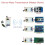 6X  12V 24V Din Rail DIP  RS485 Wireless Transceiver 20DBM -121dBm UART Transmitter Receiver Modbus RTU Module 5