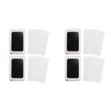 4X Pet Dog Print Ink Kit Pad Baby Handprint Footprint Safe DIY Hand Footprint Easy Clean Pet Souvenir Black