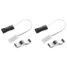 2X 629409 Rv Refrigerator Sensor for Thermistor Sensor and Refrigerator Thermistor Mounting Clip