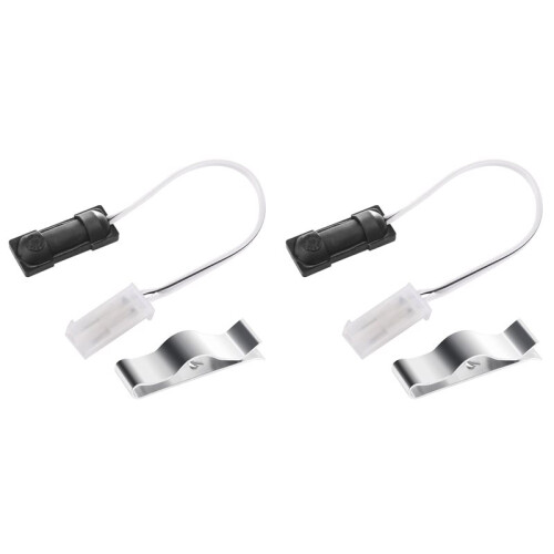 2X 629409 Rv Refrigerator Sensor for  Thermistor Sensor and Refrigerator Thermistor Mounting Clip