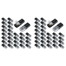 60pcs Toolless Electrical Wire Connectors Set for LED Lights, Trailers, and DIY Projects
