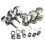 24X Guitar String Knob Grover String Winder Fully Enclosed Guitar String Tuning Pegs Keys Tuners Machine Heads 2