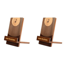 2X New Playing Vinyl Record Stand Wood Vinyl Record Holder Vintage Record Holder Stand Vinyl Record Holder Display
